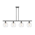 Luminaire îlot Innovations Lighting Ballston Athens Water Glass à 4 lumières