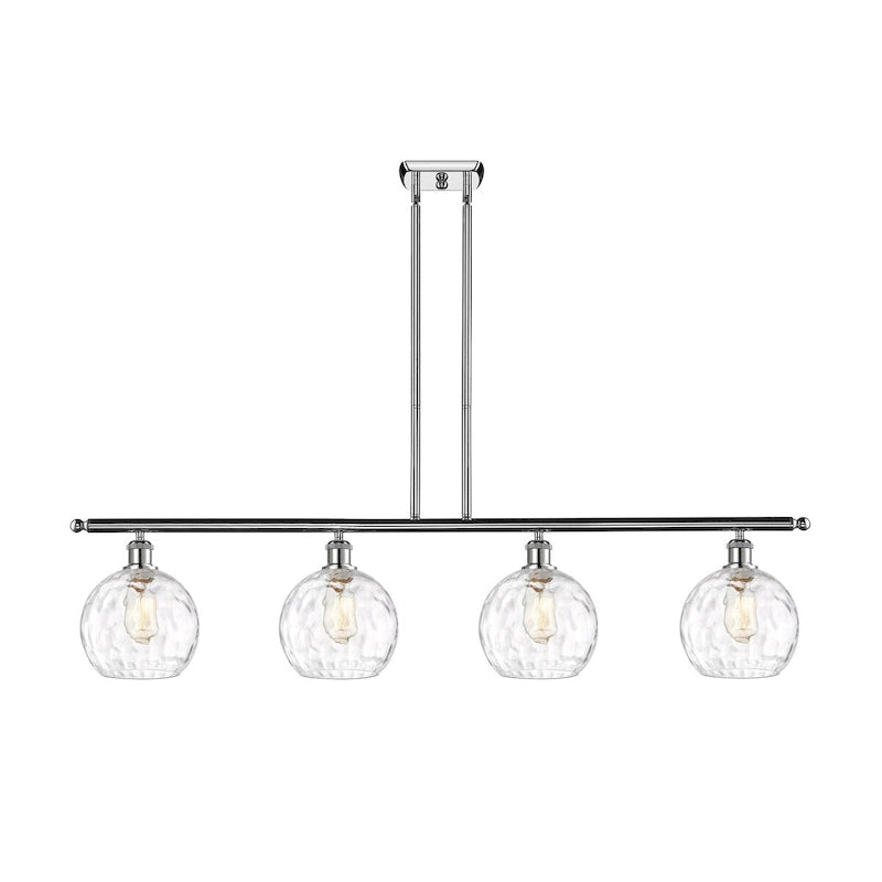 Luminaire îlot Innovations Lighting Ballston Athens Water Glass à 4 lumières