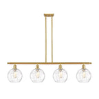 Luminaire îlot Innovations Lighting Ballston Athens Water Glass à 4 lumières