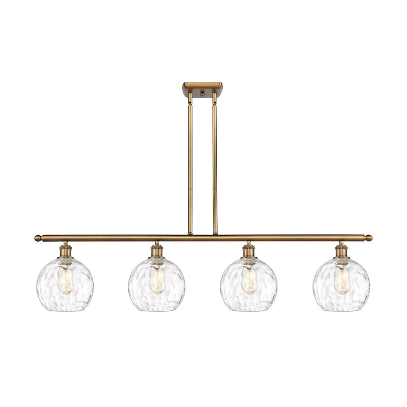 Luminaire îlot Innovations Lighting Ballston Athens Water Glass à 4 lumières