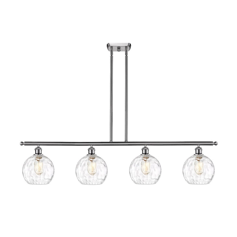 Luminaire îlot Innovations Lighting Ballston Athens Water Glass à 4 lumières