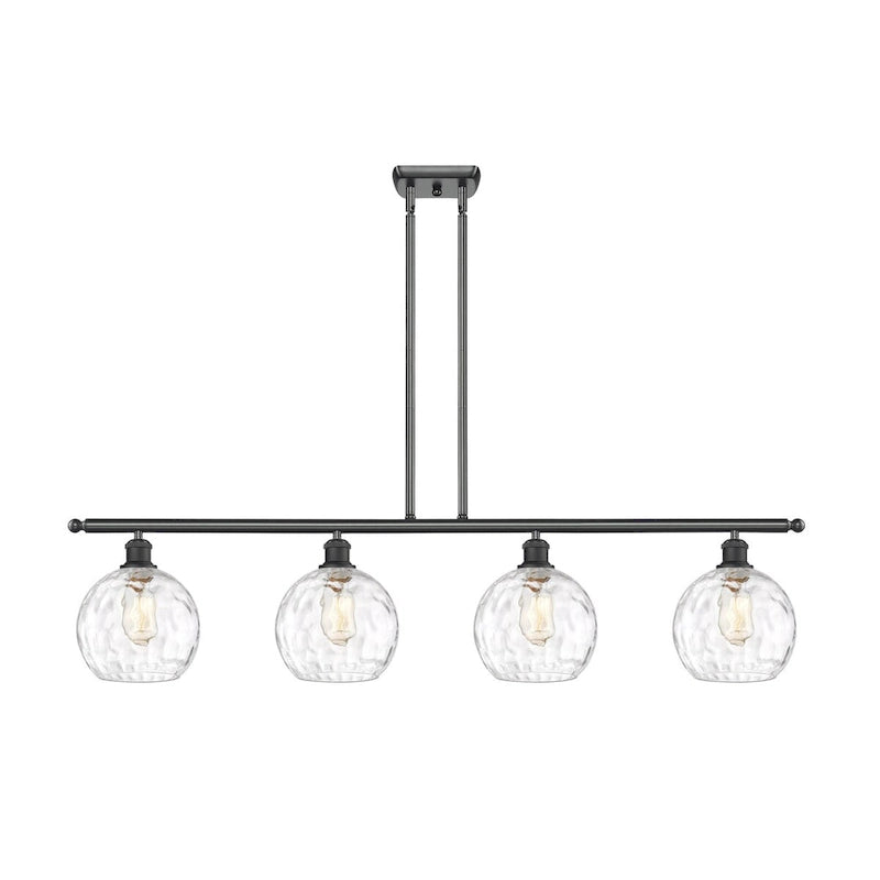 Luminaire îlot Innovations Lighting Ballston Athens Water Glass à 4 lumières