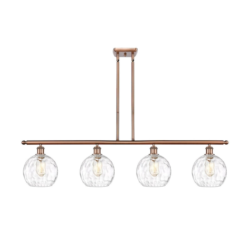 Luminaire îlot Innovations Lighting Ballston Athens Water Glass à 4 lumières