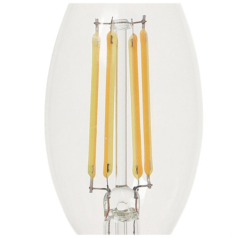 Ampoules LED à filament transparent B11 dimmables Westinghouse Lighting 4,5 W (équivalent 60 W), culot candélabre, lot de 6