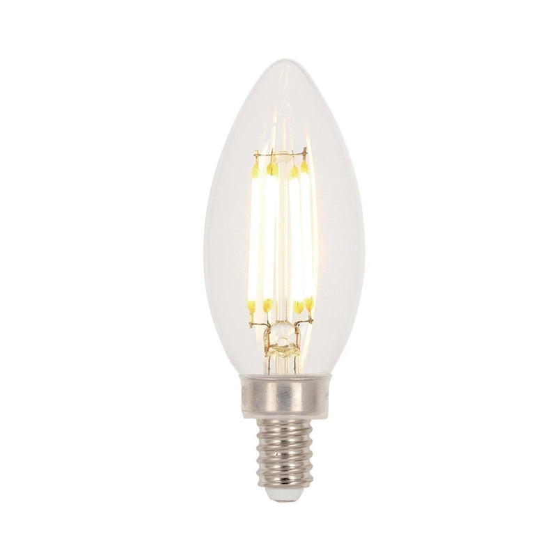 Ampoules LED à filament transparent B11 dimmables Westinghouse Lighting 4,5 W (équivalent 60 W), culot candélabre, lot de 6