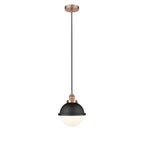 Suspension miniature Innovations Lighting Hampden - 1 lumière, cordon de 9 pouces