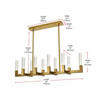 Suspension LED réglable Indigo Home de 122 cm (48 pouces)