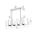 Suspension LED réglable Indigo Home de 122 cm (48 pouces)