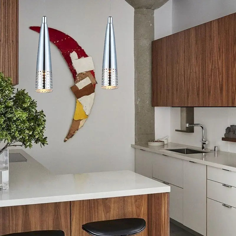 Mini suspension LED - 9,25 cm (H) x 2 cm (L) x 2 cm (P)