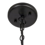 Plafonnier en verre surdimensionné - 14,5 cm (L) x 14,5 cm (l) x 20,5 cm (H)