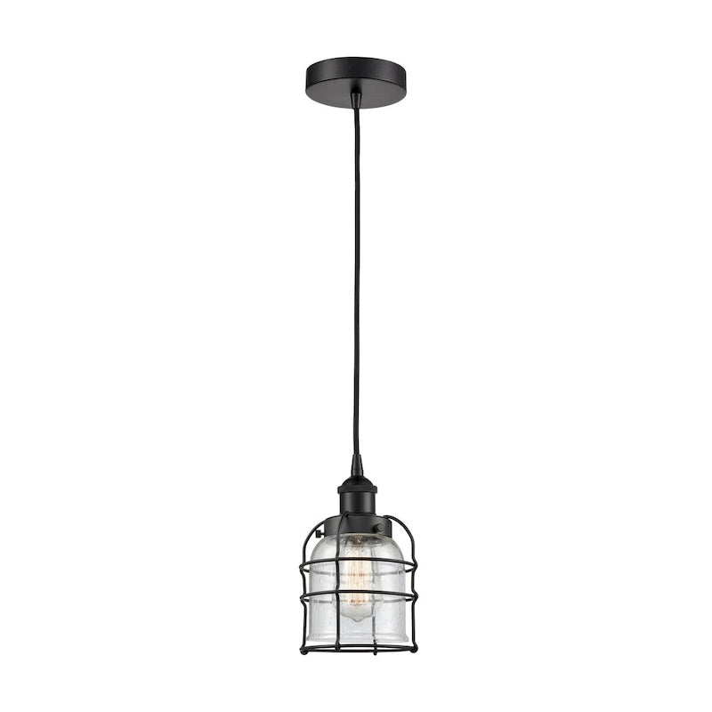 Suspension miniature Innovations Lighting Bell Cage - 1 lumière, 6 cordons