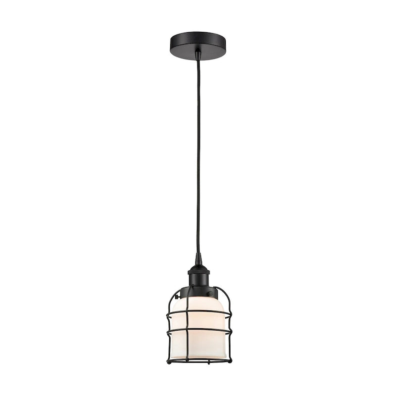 Suspension miniature Innovations Lighting Bell Cage - 1 lumière, 6 cordons