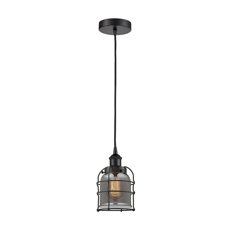 Suspension miniature Innovations Lighting Bell Cage - 1 lumière, 6 cordons