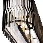 Suspension Park Row à 5 lumières de 91 cm de long pour îlot de cuisine - Non applicable