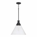 Paloma 1-light Hanging Pendant w/ Clear Glass