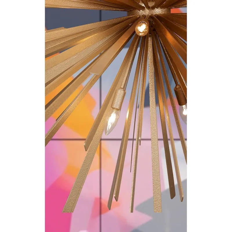 Metropolitan Confluence - Suspension à 12 lumières