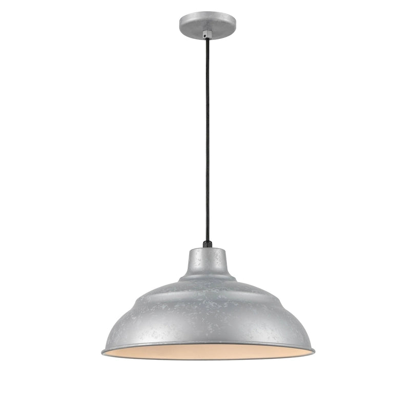 Suspension LED Millennium Lighting série R 17 avec câble métallique, pour intérieur et extérieur.