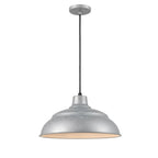 Suspension LED Millennium Lighting série R 17 avec câble métallique, pour intérieur et extérieur.