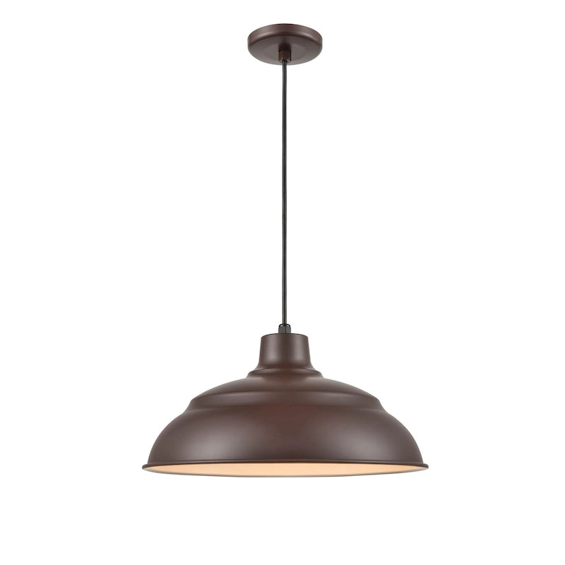 Suspension LED Millennium Lighting série R 17 avec câble métallique, pour intérieur et extérieur.