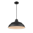 Suspension LED Millennium Lighting série R 17 avec câble métallique, pour intérieur et extérieur.