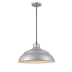 Millennium Lighting R Series 17  Metal Cord Hung Warehouse LED Indoor Outdoor Pendant Light