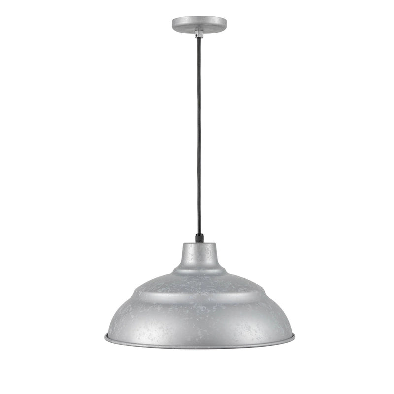 Suspension LED Millennium Lighting série R 17 avec câble métallique, pour intérieur et extérieur.