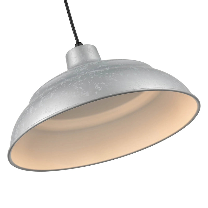 Suspension LED Millennium Lighting série R 17 avec câble métallique, pour intérieur et extérieur.