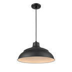 Suspension LED Millennium Lighting série R 17 avec câble métallique, pour intérieur et extérieur.