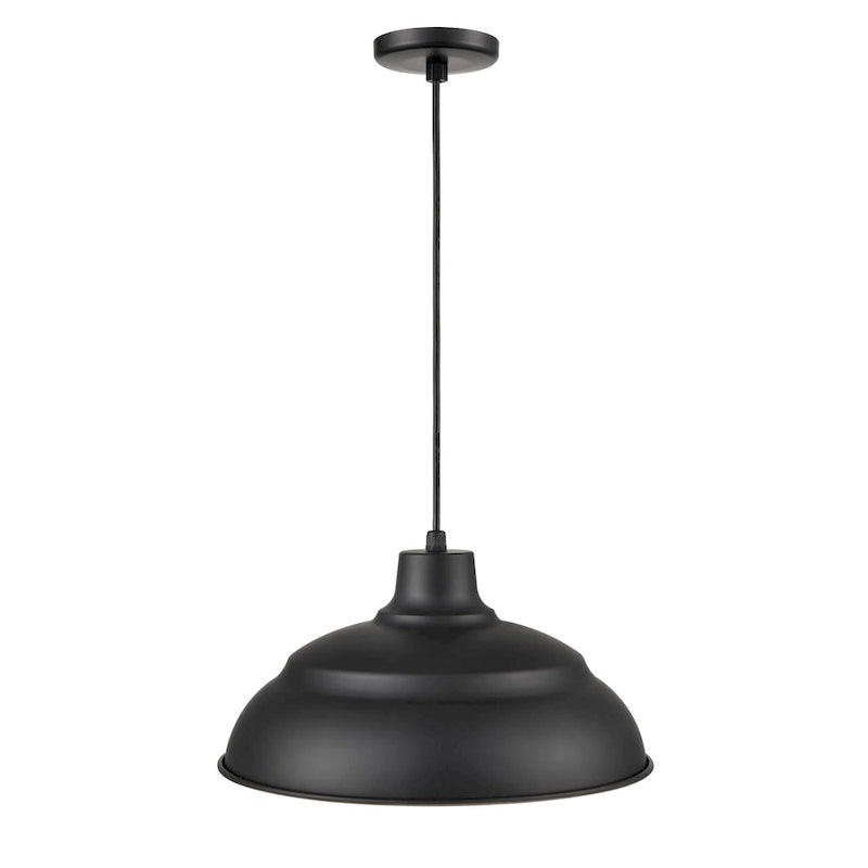 Suspension LED Millennium Lighting série R 17 avec câble métallique, pour intérieur et extérieur.