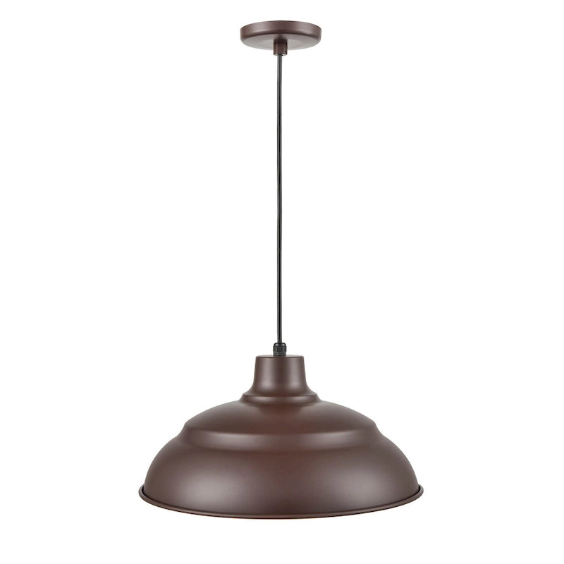 Suspension LED Millennium Lighting série R 17 avec câble métallique, pour intérieur et extérieur.