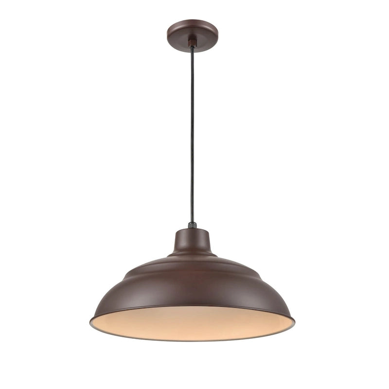 Suspension LED Millennium Lighting série R 17 avec câble métallique, pour intérieur et extérieur.