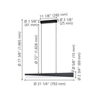 Suspension LED intégrée EGLO Isidro