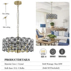 Lustre moderne en cristal