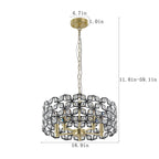 Lustre moderne en cristal