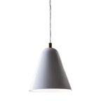 Suspension scandinave miniature MoDRN 7 W à 1 lumière, finition métal blanc