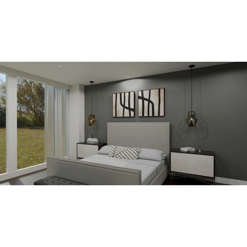 Suspension miniature Wren à 1 lumière, noir mat