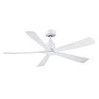 Kute5 52 inch Indoor/Outdoor Ceiling Fan with Matte White Blades - Matte White