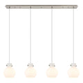 Suspension linéaire Newton Sphere d'Innovations Lighting - 4 lumières, câble de 8 pouces