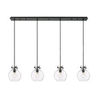 Suspension linéaire Newton Sphere d'Innovations Lighting - 4 lumières, câble de 8 pouces