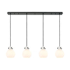 Suspension linéaire Newton Sphere d'Innovations Lighting - 4 lumières, câble de 8 pouces