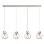 Suspension linéaire Newton Sphere d'Innovations Lighting - 4 lumières, câble de 8 pouces