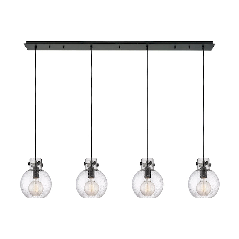 Suspension linéaire Newton Sphere d'Innovations Lighting - 4 lumières, câble de 8 pouces