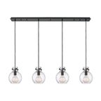 Suspension linéaire Newton Sphere d'Innovations Lighting - 4 lumières, câble de 8 pouces