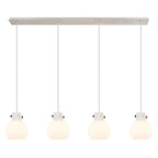Suspension linéaire Newton Sphere d'Innovations Lighting - 4 lumières, câble de 8 pouces