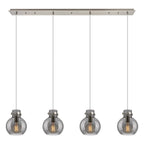 Suspension linéaire Newton Sphere d'Innovations Lighting - 4 lumières, câble de 8 pouces