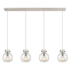 Suspension linéaire Newton Sphere d'Innovations Lighting - 4 lumières, câble de 8 pouces