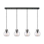 Suspension linéaire Newton Sphere d'Innovations Lighting - 4 lumières, câble de 8 pouces