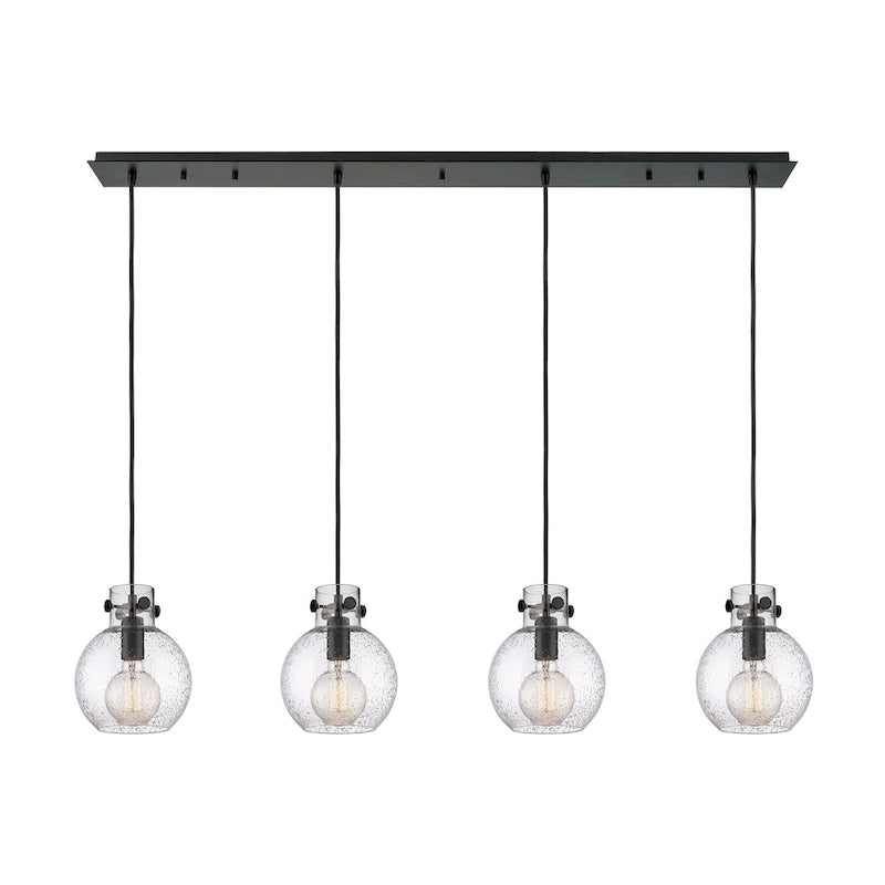 Suspension linéaire Newton Sphere d'Innovations Lighting - 4 lumières, câble de 8 pouces