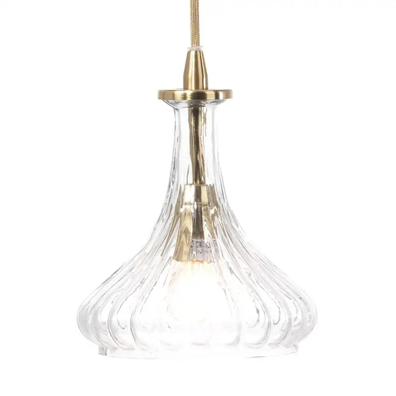 Suspension en verre soufflé Isabella Carafe 1 lumière de Jamie Young