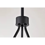 Suspension LED Longford 20 pouces, lentille en acrylique noir texturé - Noir texturé